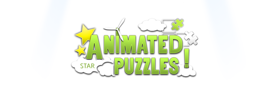 Animated Puzzles Star logo